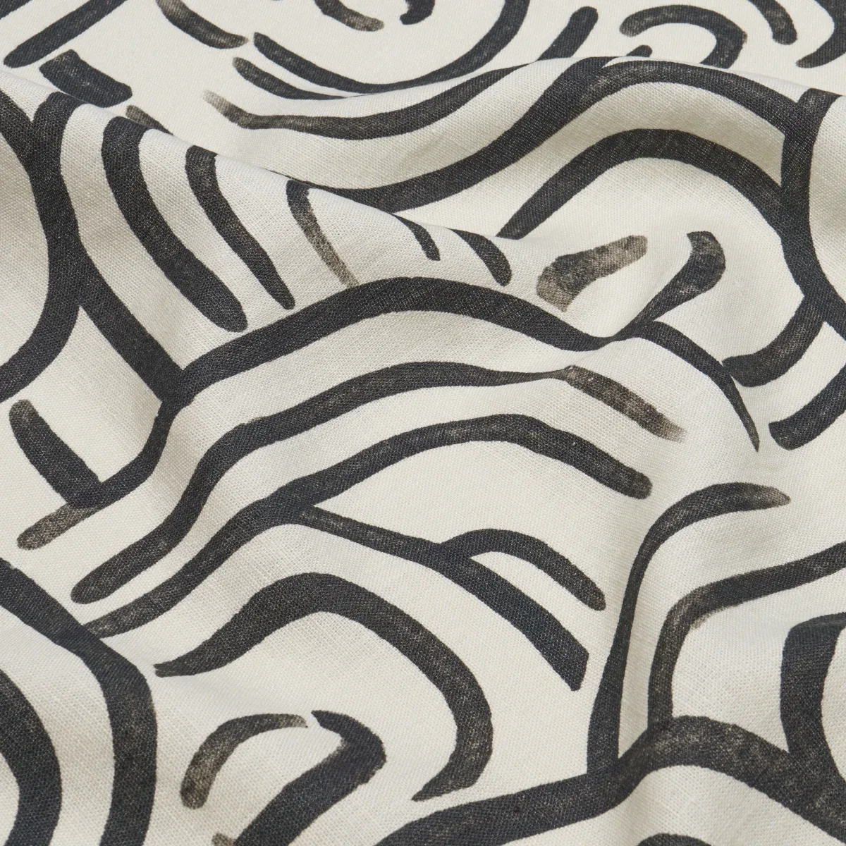 NEW BEAT fabric CARBON color by Schumacher