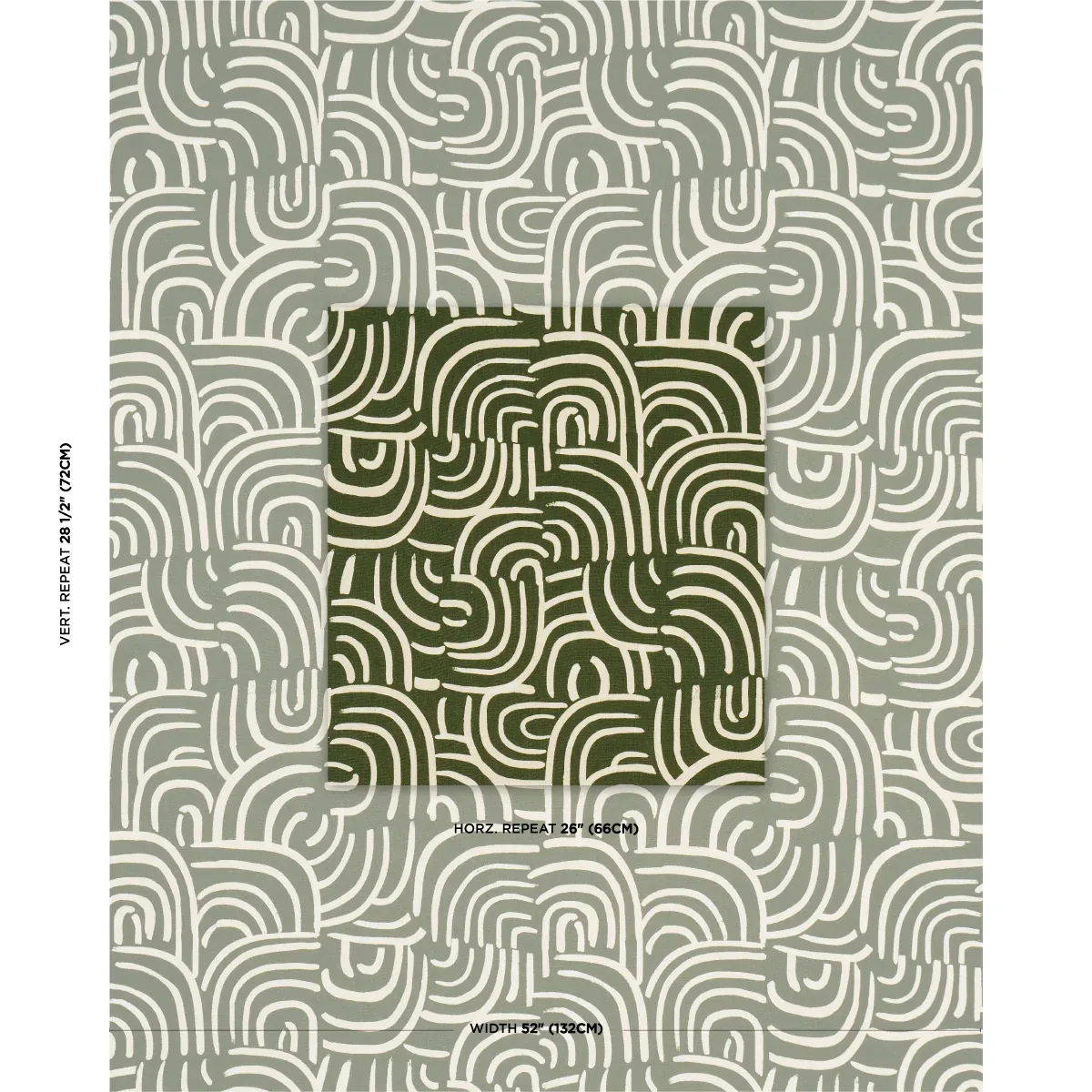 NEW BEAT Fabric – OLIVE | Schumacher | Wallpaper Twins NEW BEAT fabric OLIVE color by Schumacher