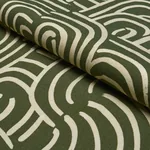 NEW BEAT Fabric – OLIVE | Schumacher | Wallpaper Twins NEW BEAT fabric OLIVE color by Schumacher