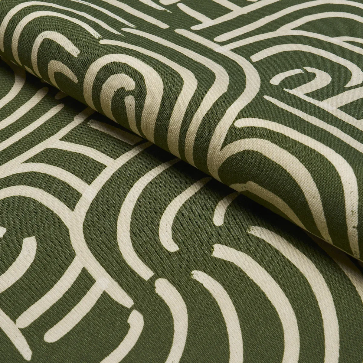 NEW BEAT Fabric – OLIVE | Schumacher | Wallpaper Twins NEW BEAT fabric OLIVE color by Schumacher