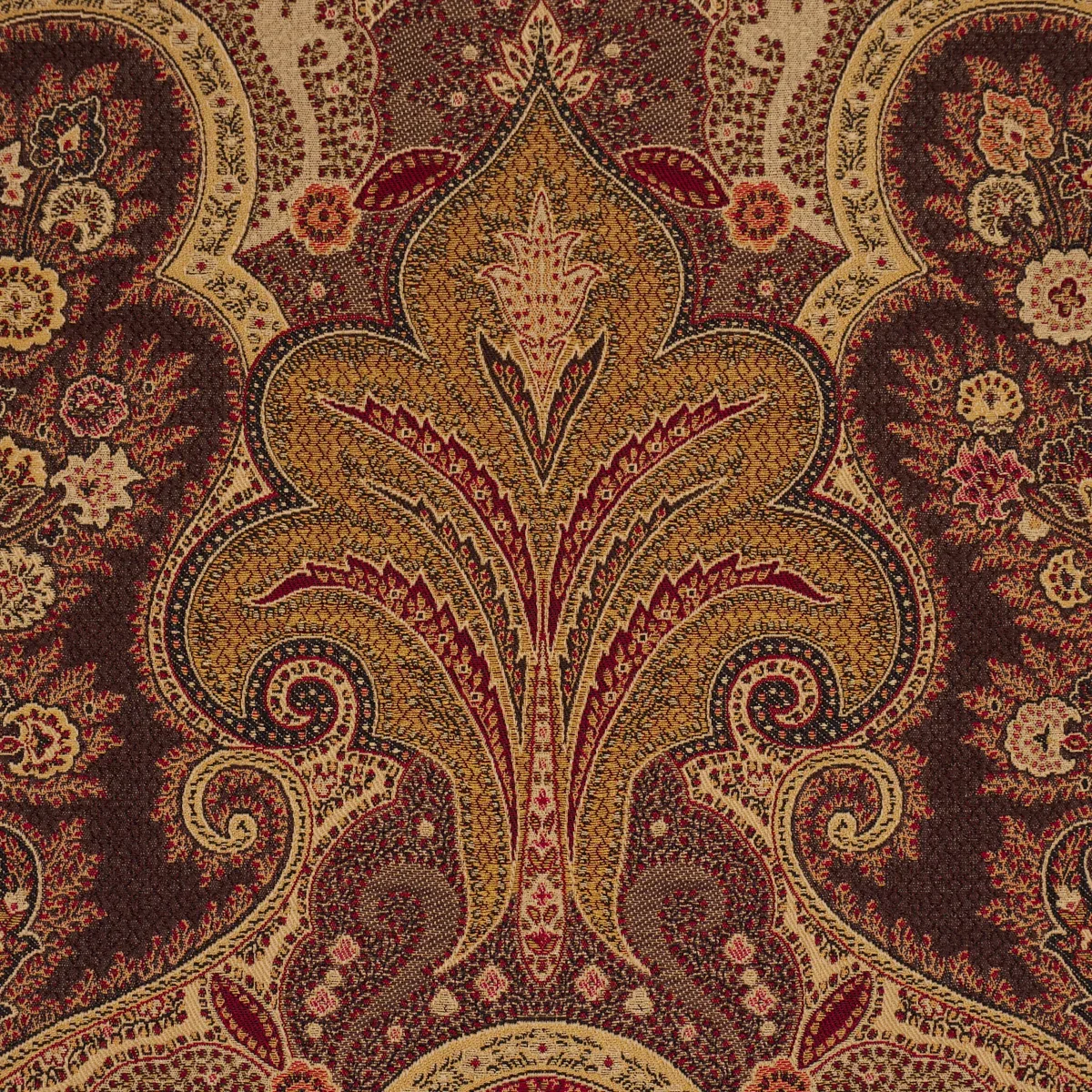 NEW CASTLE PAISLEY Fabric – CRANBERRY | Schumacher | Wallpap NEW CASTLE PAISLEY fabric CRANBERRY color by Schumacher