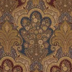 NEW CASTLE PAISLEY Fabric – INDIGO | Schumacher | Wallpaper NEW CASTLE PAISLEY fabric INDIGO color by Schumacher