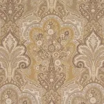 NEW CASTLE PAISLEY Fabric – TRAVERTINE | Schumacher | Wallpa NEW CASTLE PAISLEY fabric TRAVERTINE color by Schumacher
