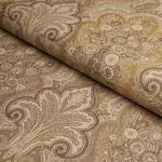 NEW CASTLE PAISLEY Fabric – TRAVERTINE | Schumacher | Wallpa NEW CASTLE PAISLEY fabric TRAVERTINE color by Schumacher