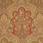 NEW CASTLE PAISLEY Fabric – TUSCAN | Schumacher | Wallpaper NEW CASTLE PAISLEY fabric TUSCAN color by Schumacher