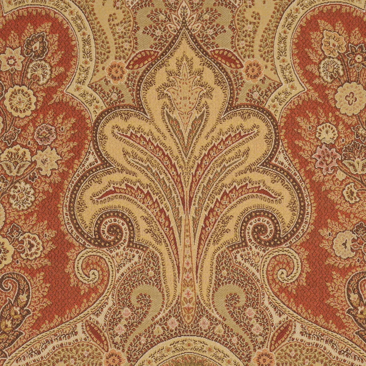 NEW CASTLE PAISLEY Fabric – TUSCAN | Schumacher | Wallpaper NEW CASTLE PAISLEY fabric TUSCAN color by Schumacher