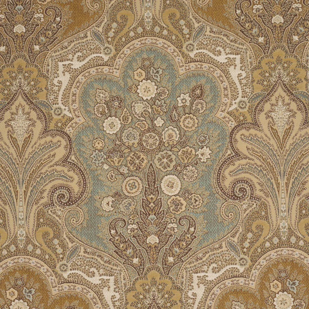 NEW CASTLE PAISLEY Fabric – VENETIAN | Schumacher | Wallpape NEW CASTLE PAISLEY fabric VENETIAN color by Schumacher