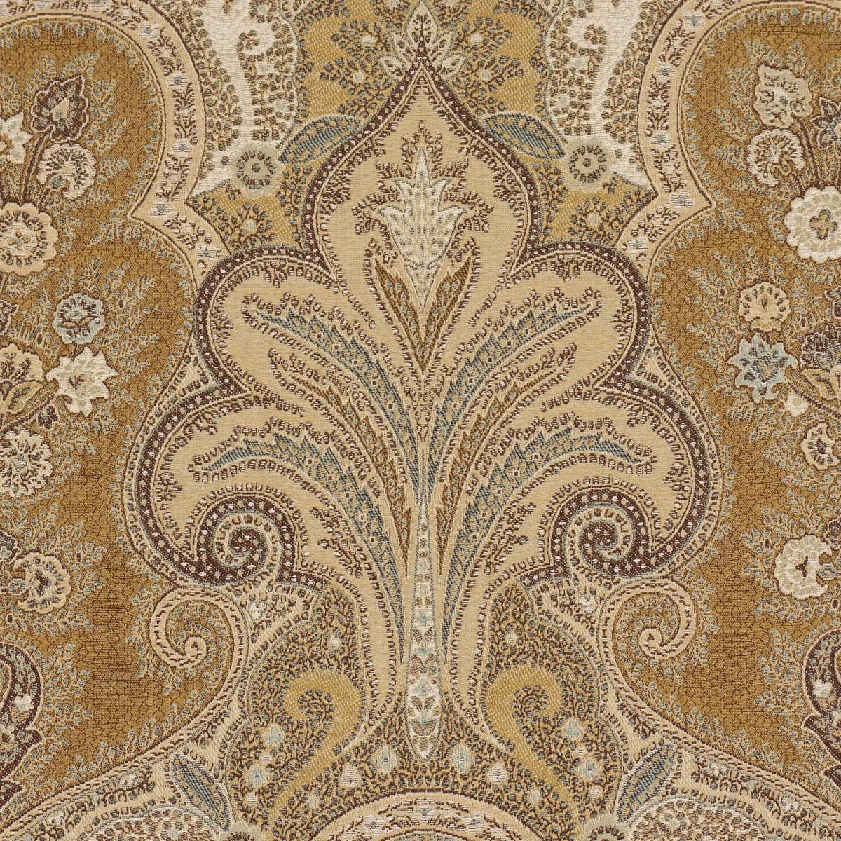 NEW CASTLE PAISLEY Fabric – VENETIAN | Schumacher | Wallpape NEW CASTLE PAISLEY fabric VENETIAN color by Schumacher