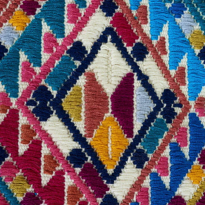 NICA HAND WOVEN BROCADE Fabric – ROSA | Schumacher | Wallpap NICA HAND WOVEN BROCADE fabric ROSA color by Schumacher