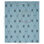 NICOLETTE EMBROIDERY Fabric – DUSTY BLUE | Schumacher | Wall NICOLETTE EMBROIDERY fabric DUSTY BLUE color by Schumacher