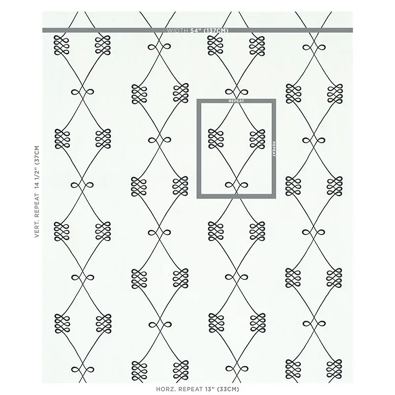 NICOLETTE EMBROIDERY fabric IVORY color by Schumacher