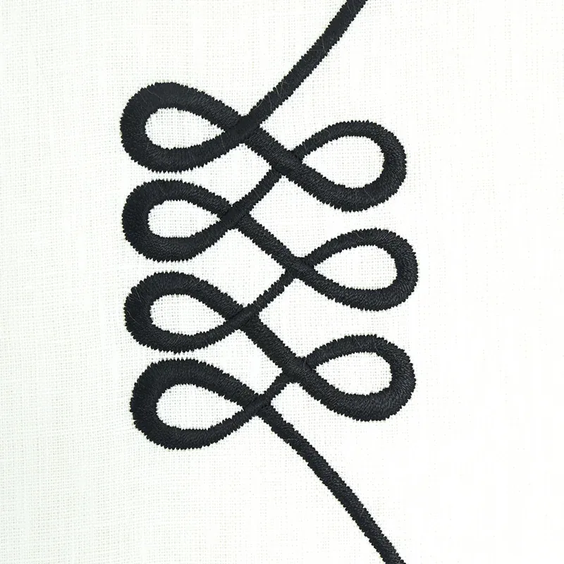 NICOLETTE EMBROIDERY fabric IVORY color by Schumacher