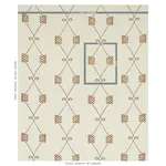 NICOLETTE EMBROIDERY Fabric – NATURAL | Schumacher | Wallpap NICOLETTE EMBROIDERY fabric NATURAL color by Schumacher