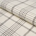 NILS PLAID LINEN Fabric – CHARCOAL | Schumacher | Wallpaper NILS PLAID LINEN fabric CHARCOAL color by Schumacher