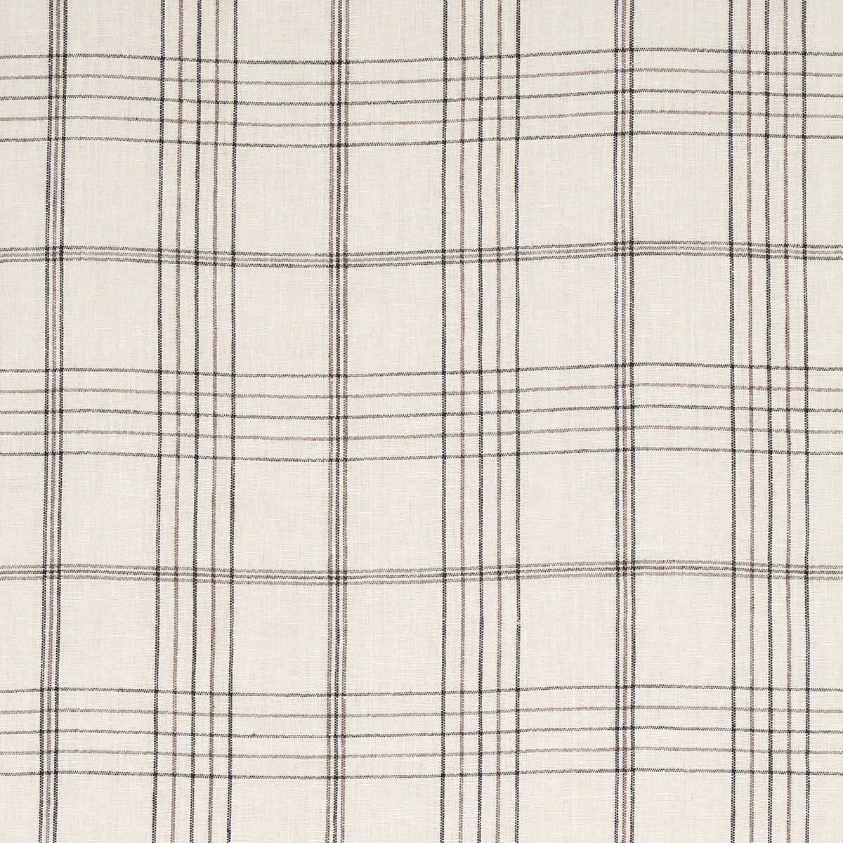 NILS PLAID LINEN Fabric – CHARCOAL | Schumacher | Wallpaper NILS PLAID LINEN fabric CHARCOAL color by Schumacher