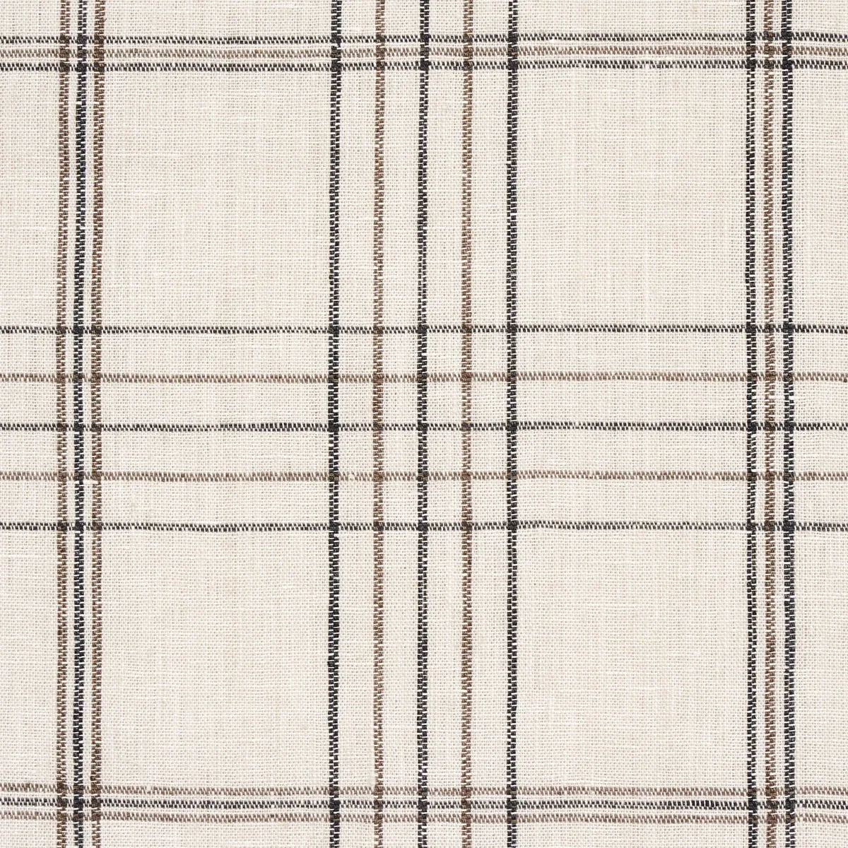 NILS PLAID LINEN Fabric – CHARCOAL | Schumacher | Wallpaper NILS PLAID LINEN fabric CHARCOAL color by Schumacher