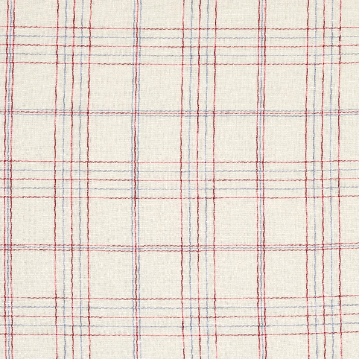 NILS PLAID LINEN Fabric – RED | Schumacher | Wallpaper Twins NILS PLAID LINEN fabric RED color by Schumacher