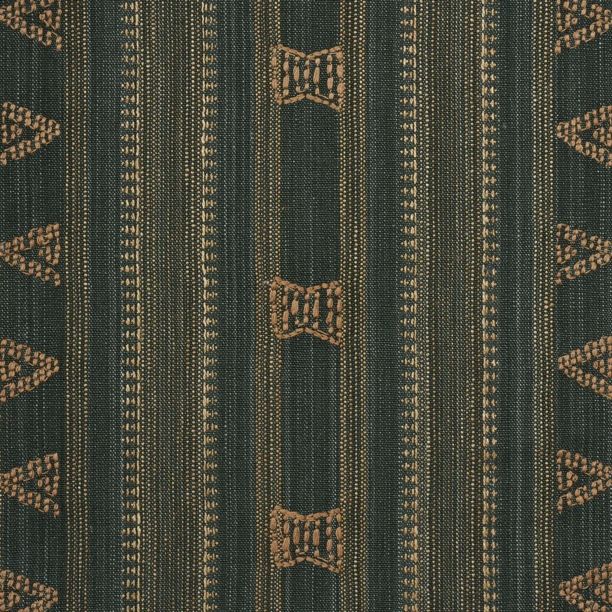 NIMA EMBROIDERED COTTON LINEN Fabric – JUNGLE GREEN | Schuma NIMA EMBROIDERED COTTON LINEN fabric JUNGLE GREEN color by Schumacher