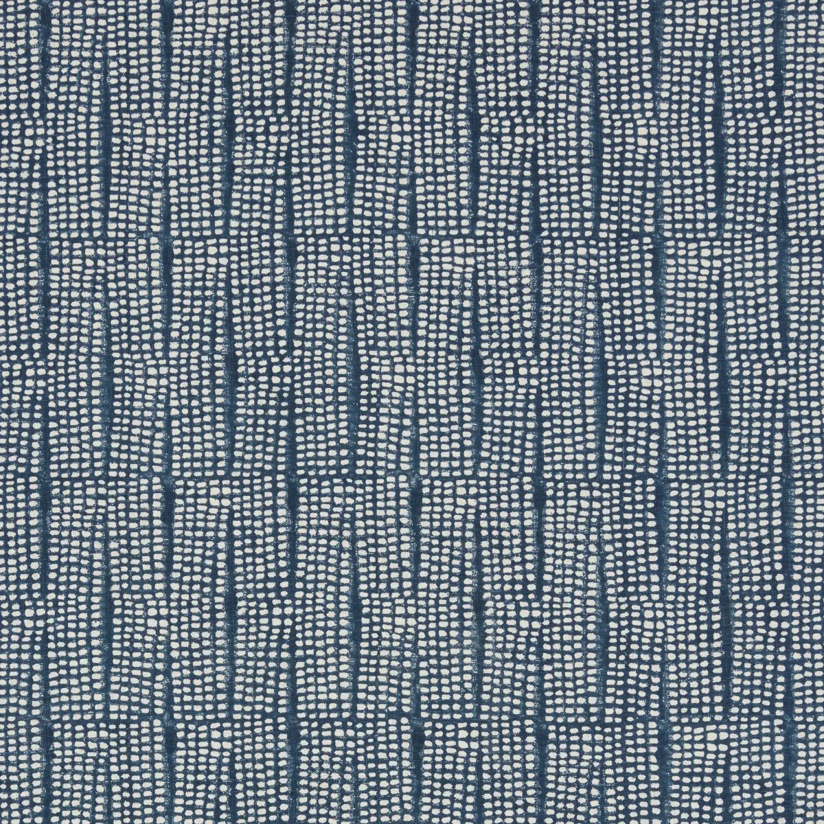 NOLAND BLOCK PRINT fabric INDIGO color by Schumacher