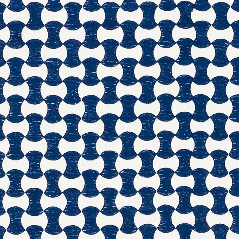 NOLITA EMBROIDERY fabric NAVY color by Schumacher