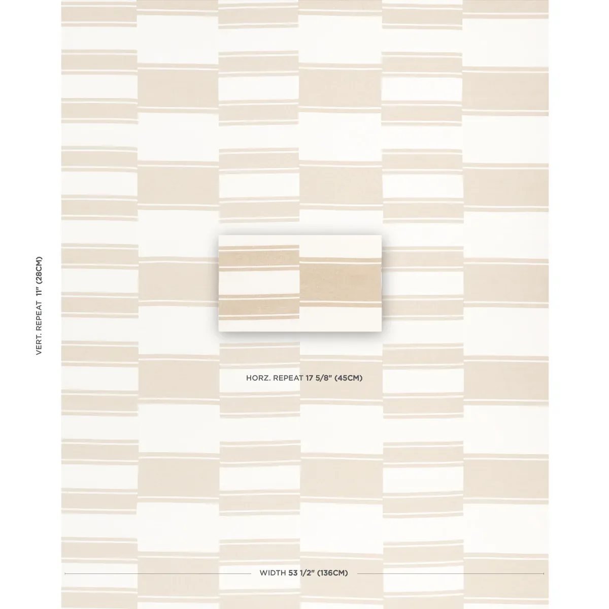 NOMAD Fabric – BIRCH | Schumacher | Wallpaper Twins NOMAD fabric BIRCH color by Schumacher