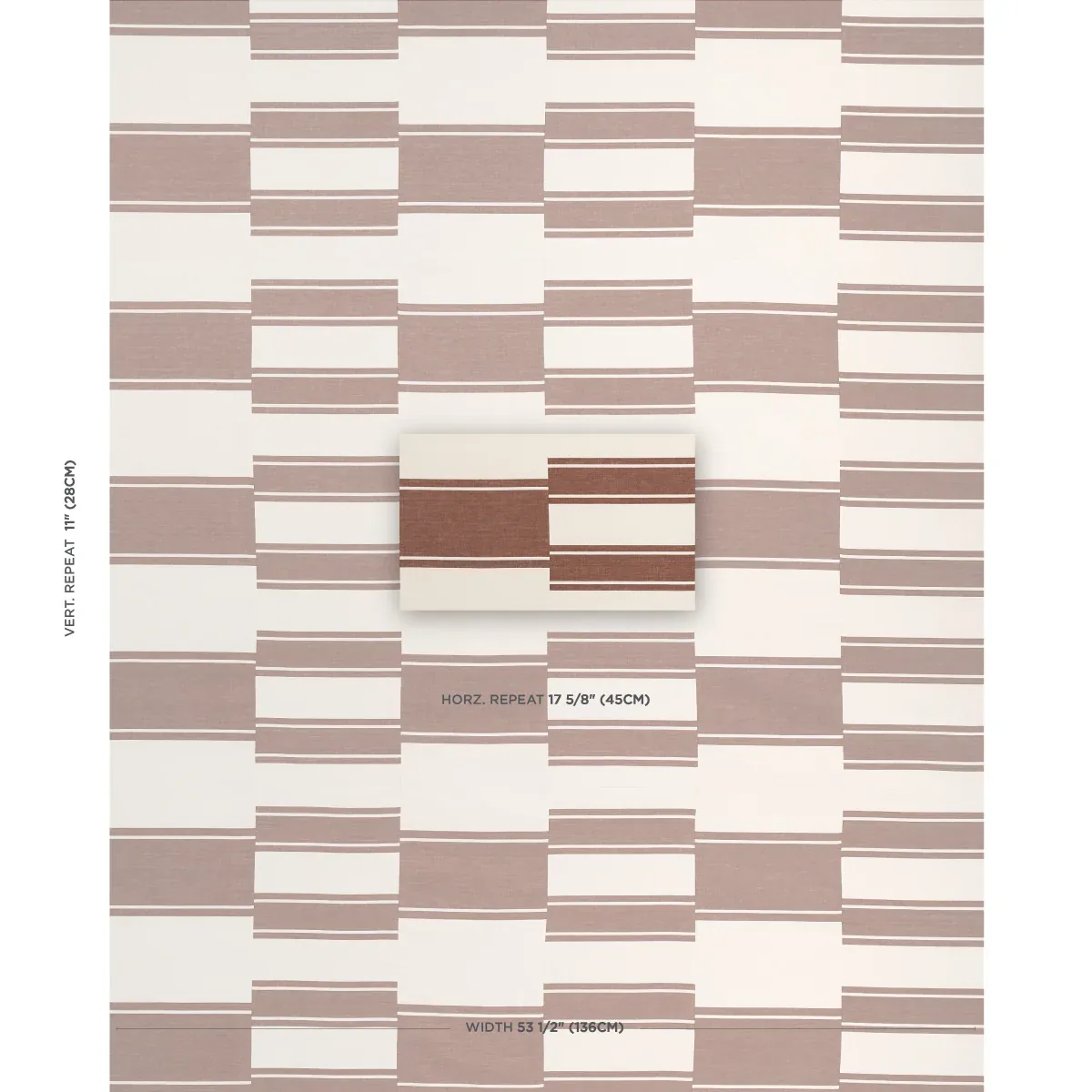 NOMAD fabric RUST color by Schumacher
