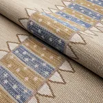 NOOR KILIM STRIPE Fabric – OCHRE | Schumacher | Wallpaper Tw NOOR KILIM STRIPE fabric OCHRE color by Schumacher