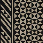 NUBA Fabric – BLACK ON NATURAL | Schumacher | Wallpaper Twin NUBA fabric BLACK ON NATURAL color by Schumacher