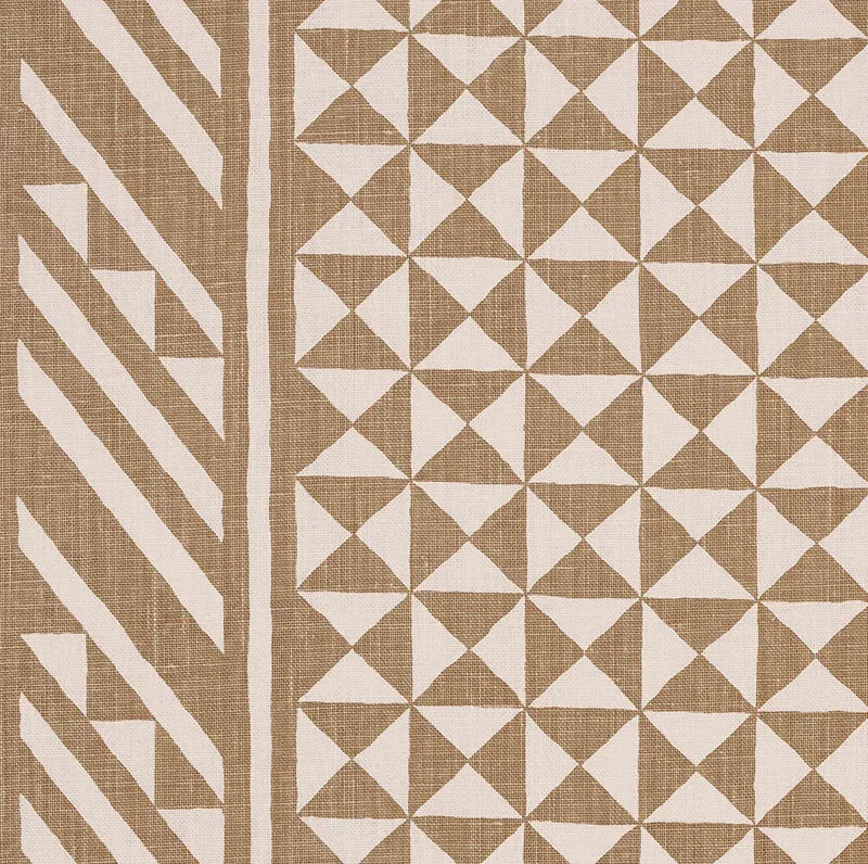 NUBA fabric TAUPE color by Schumacher