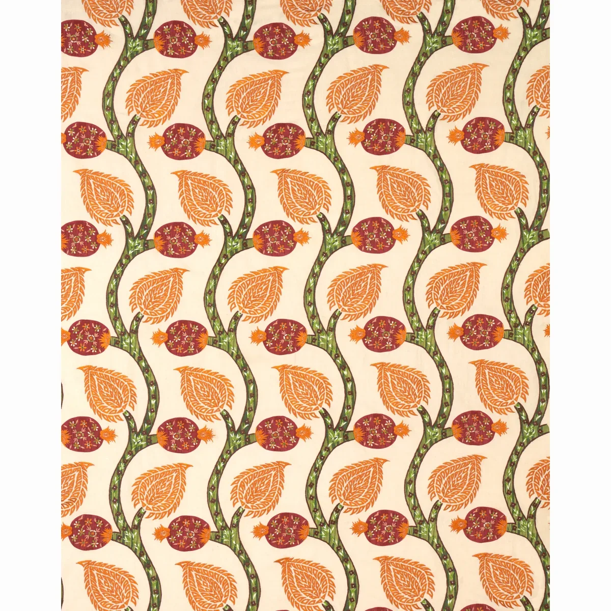 Nurata Embroidery Fabric – CORAL | Schumacher | Wallpaper Tw Nurata Embroidery fabric CORAL color by Schumacher