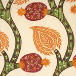 Nurata Embroidery Fabric – CORAL | Schumacher | Wallpaper Tw Nurata Embroidery fabric CORAL color by Schumacher