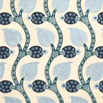 Nurata Embroidery fabric LAPIS color by Schumacher