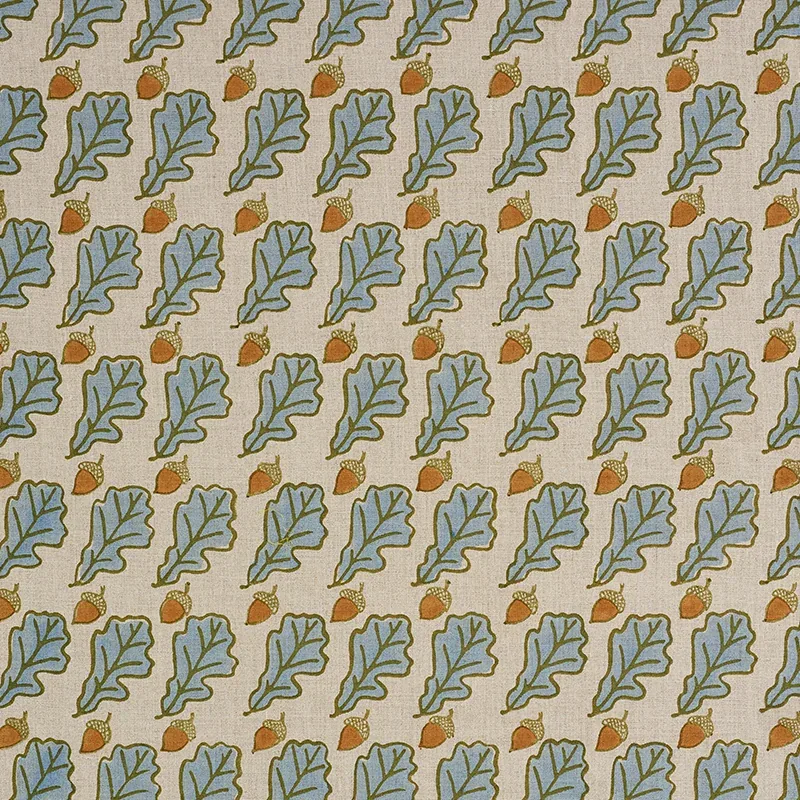179311 | Oak Hand Block Print – BLUE