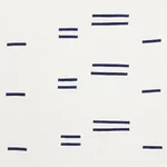 OAXACA fabric NAVY ON WHITE color by Schumacher