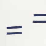 OAXACA fabric NAVY ON WHITE color by Schumacher