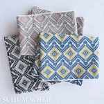 OCOSITO HAND WOVEN fabric BLUE color by Schumacher