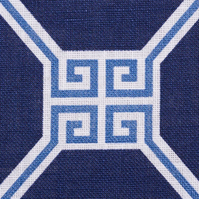 OCTAVIA Fabric – BLUE | Schumacher | Wallpaper Twins OCTAVIA fabric BLUE color by Schumacher