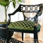OCTAVIA VELVET Fabric – EMERALD | Schumacher | Wallpaper Twi OCTAVIA VELVET fabric EMERALD color by Schumacher