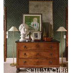 OCTAVIA VELVET Fabric – EMERALD | Schumacher | Wallpaper Twi OCTAVIA VELVET fabric EMERALD color by Schumacher