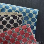 OCTAVIA VELVET Fabric – ONYX | Schumacher | Wallpaper Twins OCTAVIA VELVET fabric ONYX color by Schumacher