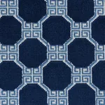 OCTAVIA VELVET Fabric – SAPPHIRE | Schumacher | Wallpaper Tw OCTAVIA VELVET fabric SAPPHIRE color by Schumacher
