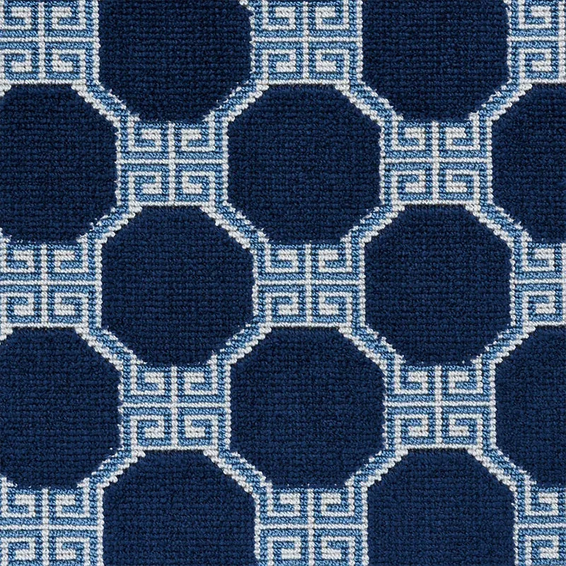 OCTAVIA VELVET Fabric – SAPPHIRE | Schumacher | Wallpaper Tw OCTAVIA VELVET fabric SAPPHIRE color by Schumacher