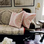 ODALISQUE Fabric – CINNABAR | Schumacher | Wallpaper Twins ODALISQUE fabric CINNABAR color by Schumacher