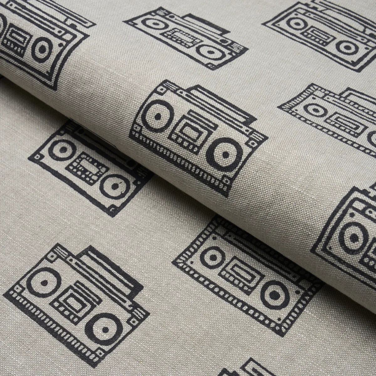 ODE HAND BLOCK Fabric – CHARCOAL | Schumacher | Wallpaper Tw ODE HAND BLOCK fabric CHARCOAL color by Schumacher