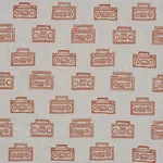 ODE HAND BLOCK fabric CRUSH color by Schumacher