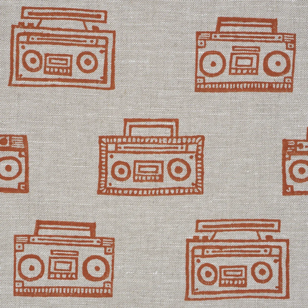 ODE HAND BLOCK fabric CRUSH color by Schumacher