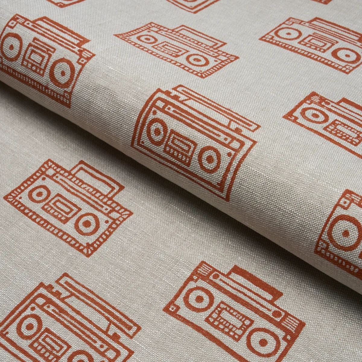 ODE HAND BLOCK fabric CRUSH color by Schumacher