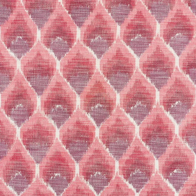 ODISHA IKAT fabric REDS color by Schumacher