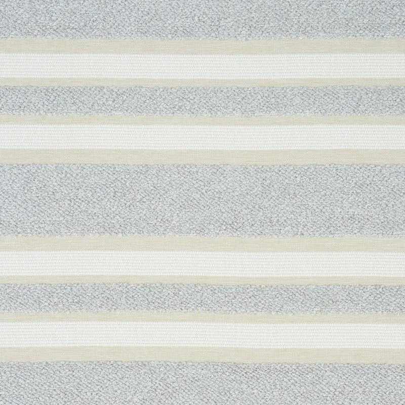 OHARA STRIPE INDOOR/OUTDOOR fabric GREY color by Schumacher