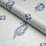 OJAI PAISLEY Fabric – CHINA BLUE | Schumacher | Wallpaper Tw OJAI PAISLEY fabric CHINA BLUE color by Schumacher